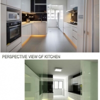 Real vs 3D - Kitchen