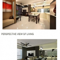 Real vs 3D - Living area 5