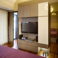 Master bedroom_TV feature