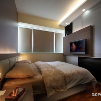 Master bedroom_TV feature