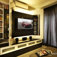 Living area - TV feature